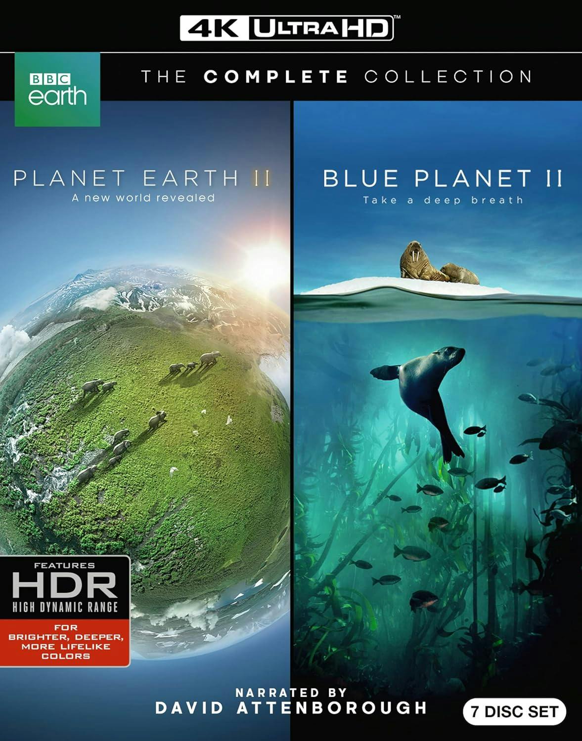 Planet Earth II/Blue Planet II (4K Ultra HD + Blu-ray) [UHD]