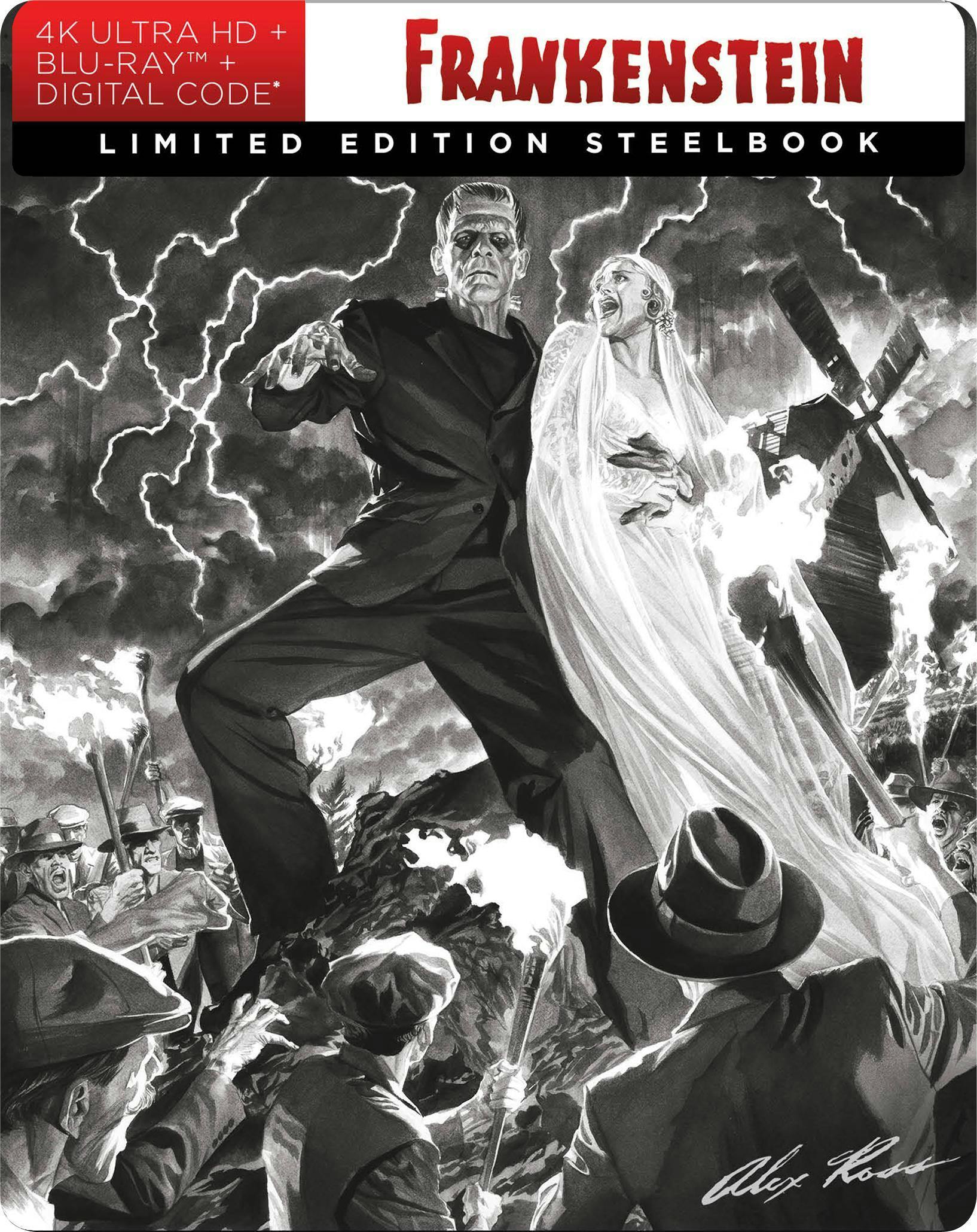 Frankenstein (Limited Edition 4K Ultra HD Steelbook + Blu-ray +