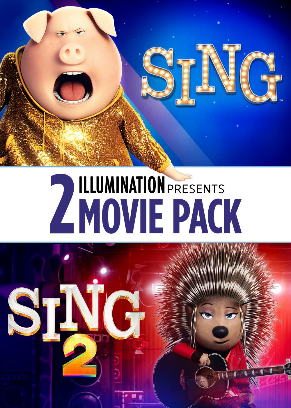 Illumination Presents Sing 2-Movie Pack [Digital Code - UHD