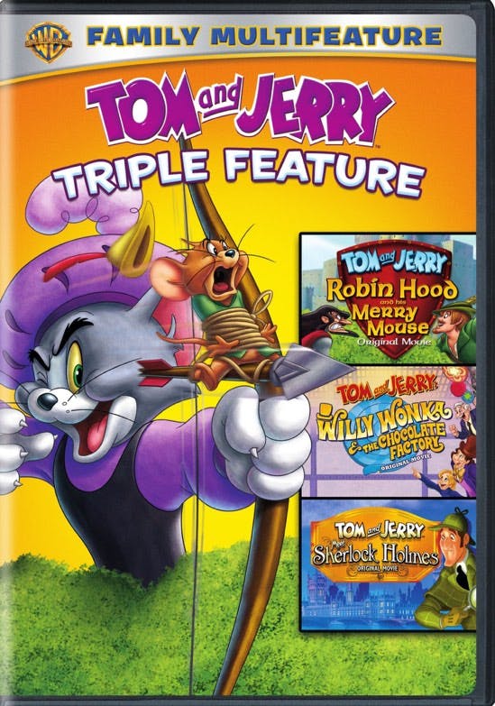 Tom & Jerry Triple Feature: Sherlock Holmes / Willy Wonka / Robin Hood