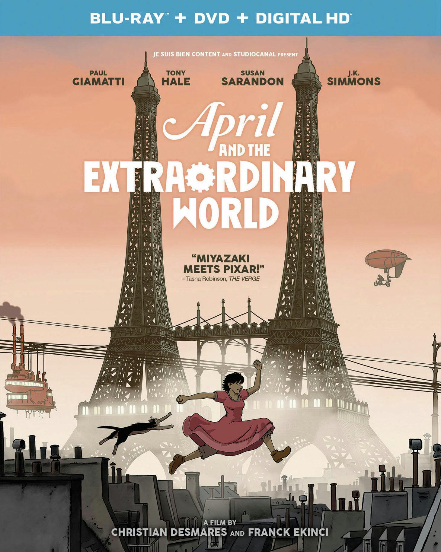 April and the Extraordinary World (DVD + Digital) [Blu-ray] – GRUV