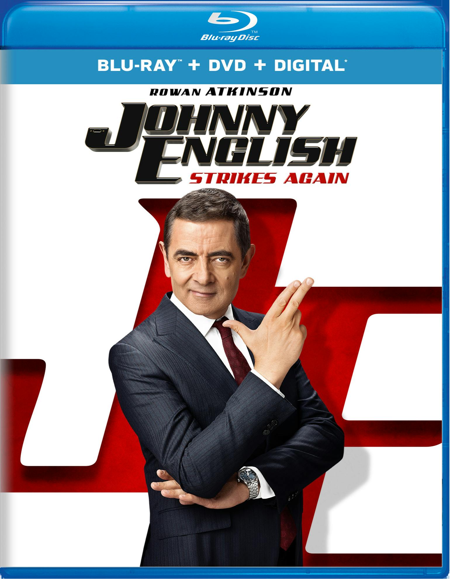 Johnny English Strikes Again (DVD + Digital) [Blu-ray