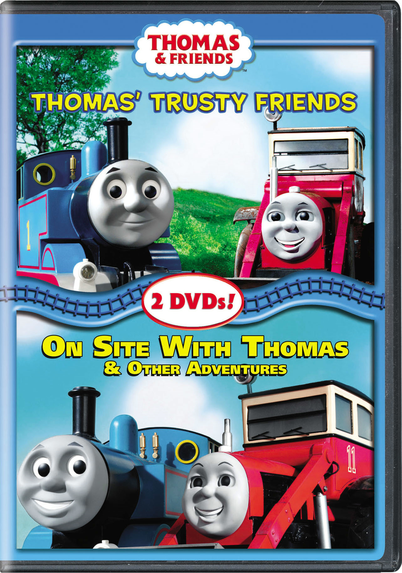 Buy Thomas & Friends: Thomas' Trusty Friends/On Site w DVD Double