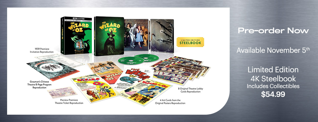 1300x500 Wizard of Oz 4K Steelbook