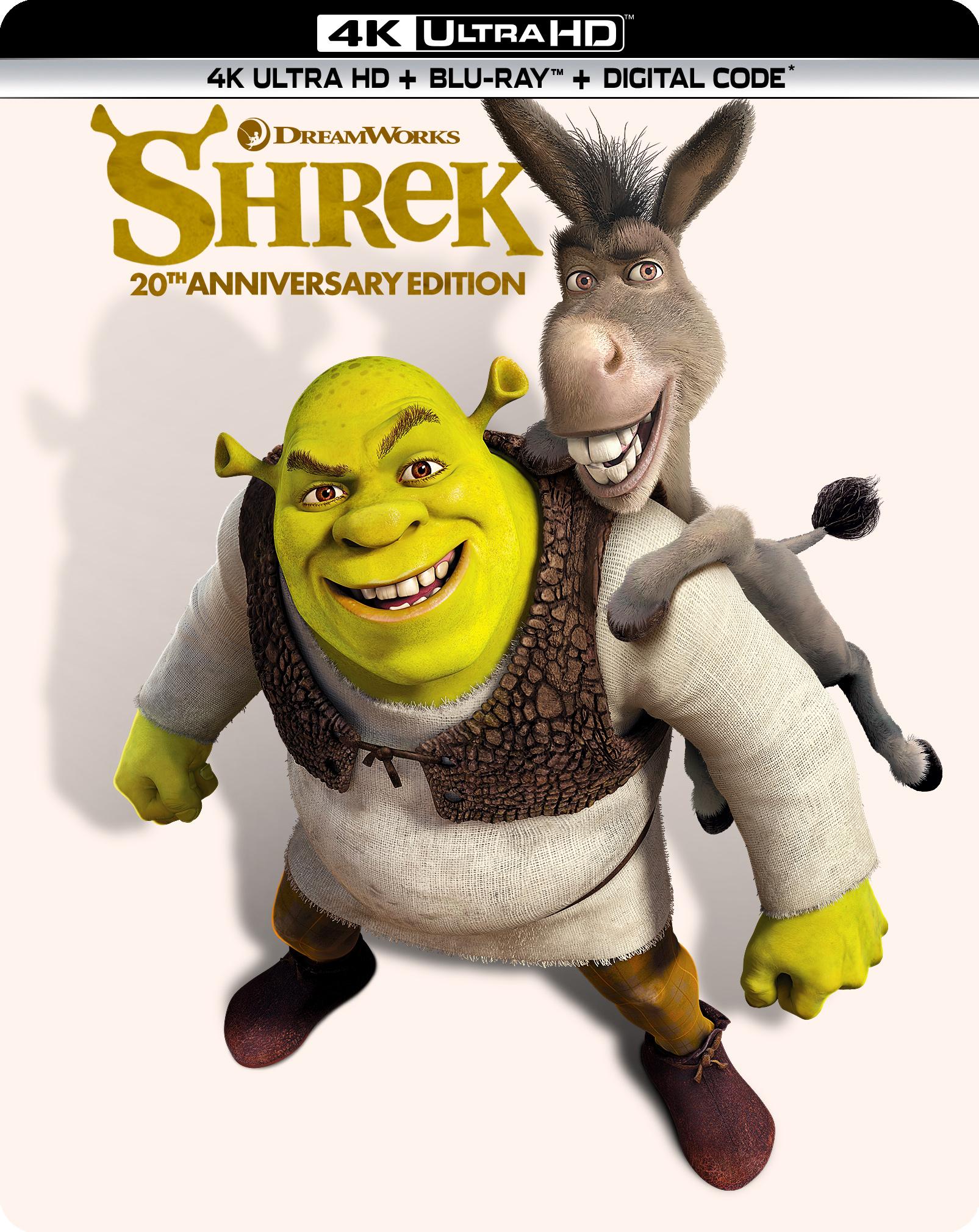 Shrek (20th Anniversary Limited Edition Steelbook 4K Ultra HD + Blu-ray + Digital) [UHD]