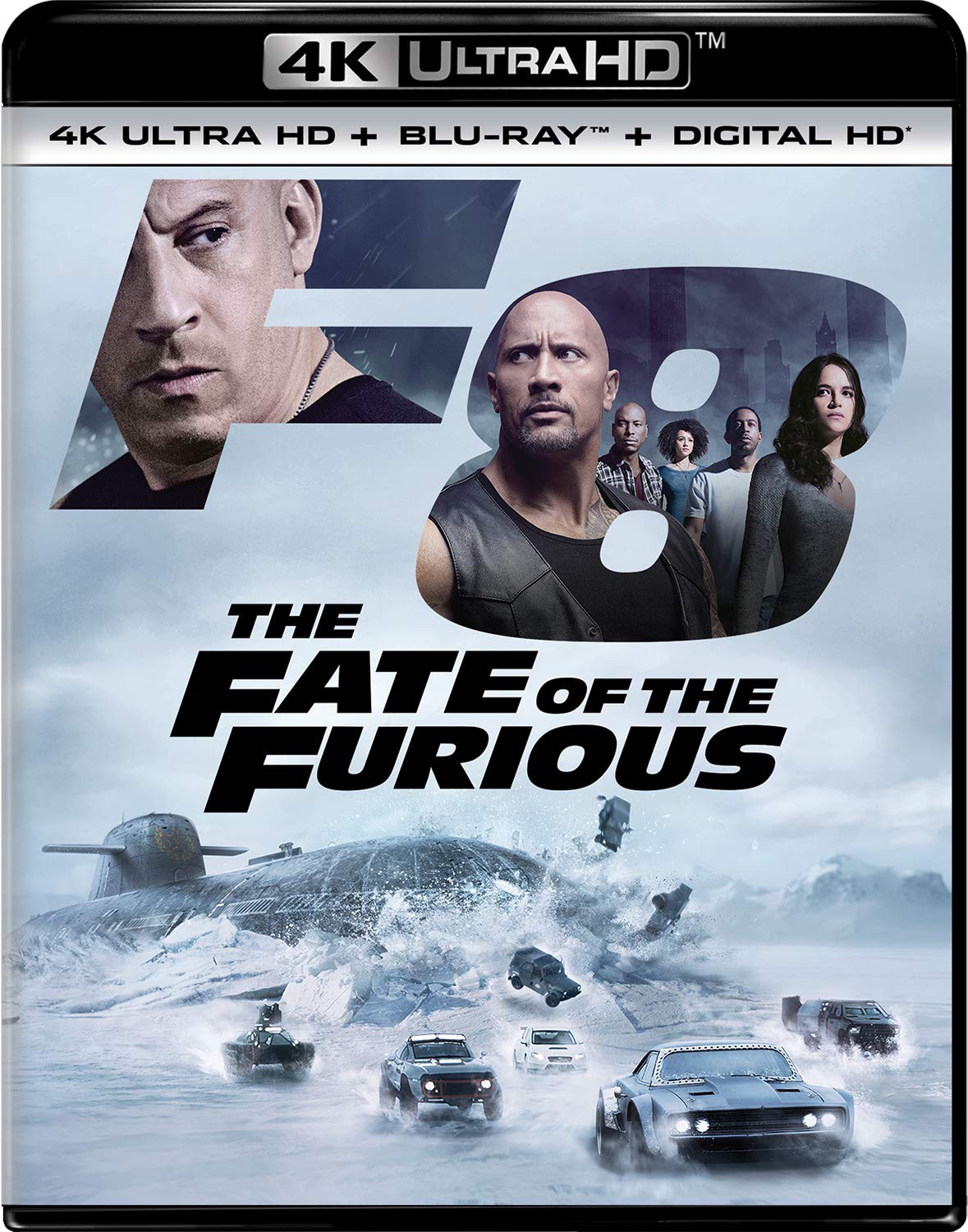 Buy Fast Furious 8 4K Ultra HD Blu ray Digital HD UHD GRUV