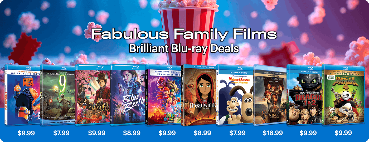 Fabulous Family Films - Brilliant Blu-ray Deals