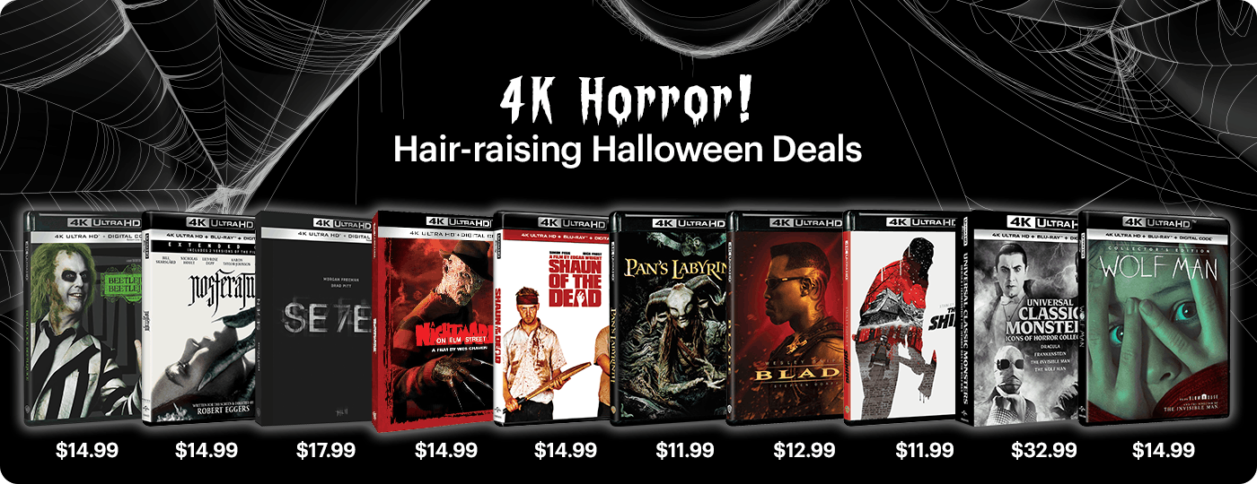 4K Horror - Halloween Deals on 4K UHD