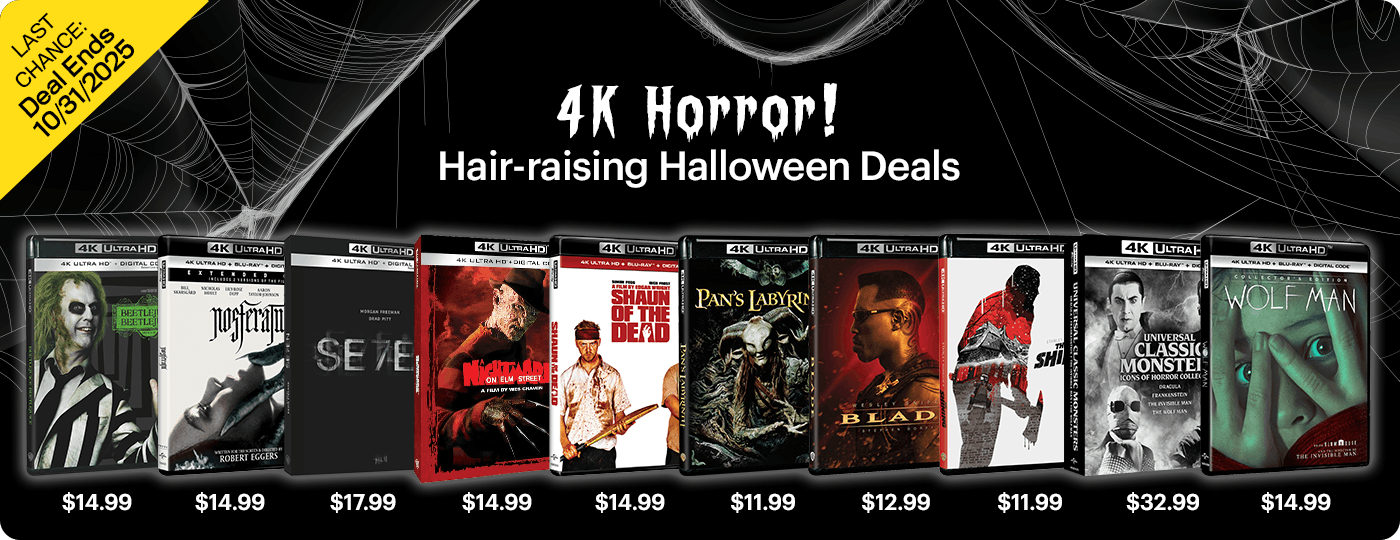 4K Horror - Halloween Deals on 4K UHD