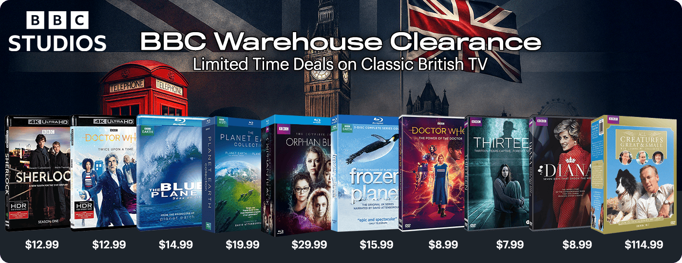 BBC Warehouse Clearance - Classic British TV Deals