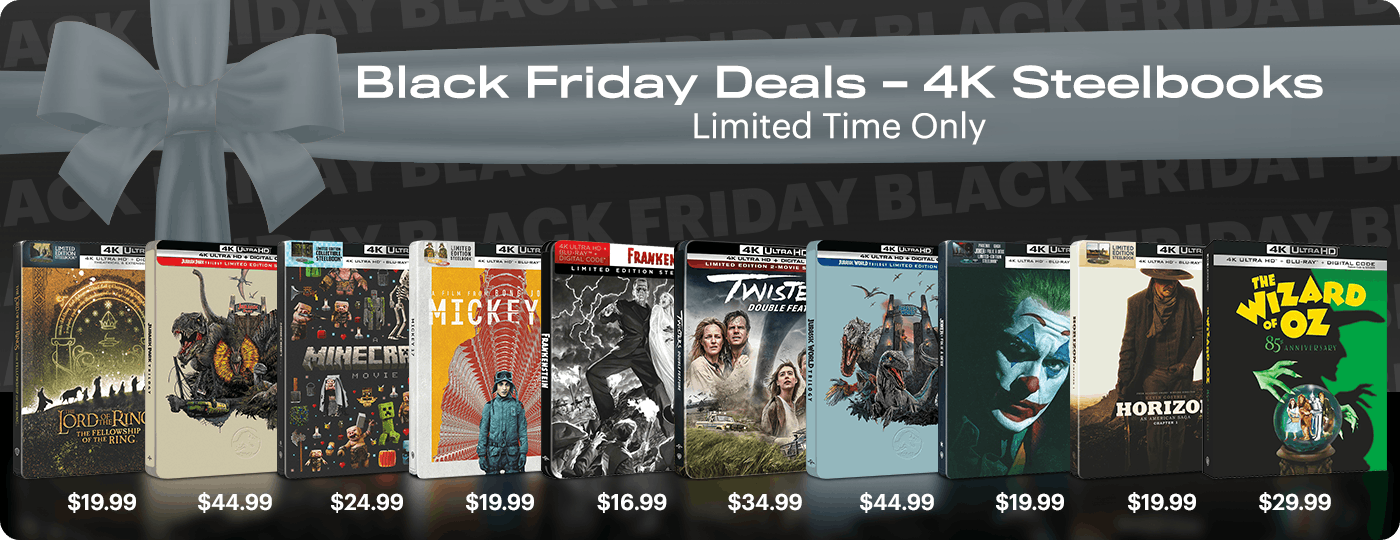 Black Friday - 4K Steelbook Deals