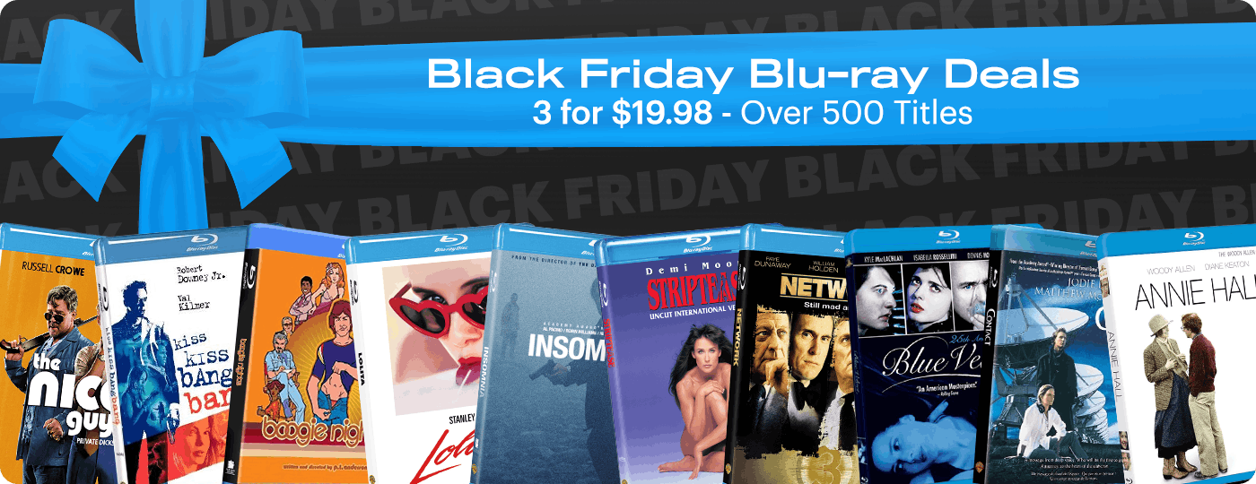 Black Friday Blu-ray Deals - 3 for $19.98