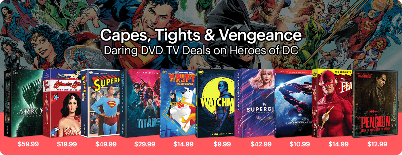 DC Comics: Deals on DVD TV