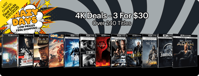 Crazy Days 4K Deals - 3 For $30