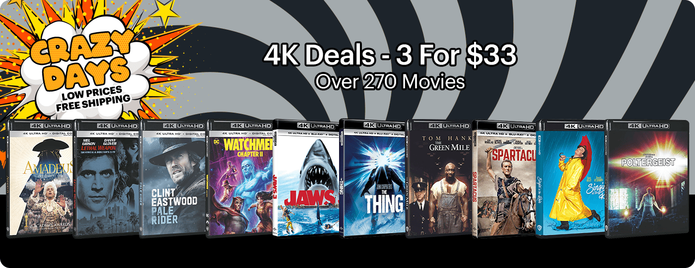 Crazy Days 4K Deals - 3 For $33