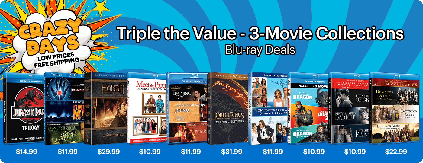 Crazy Days - Blu-ray Deals on 3 Movie Collections