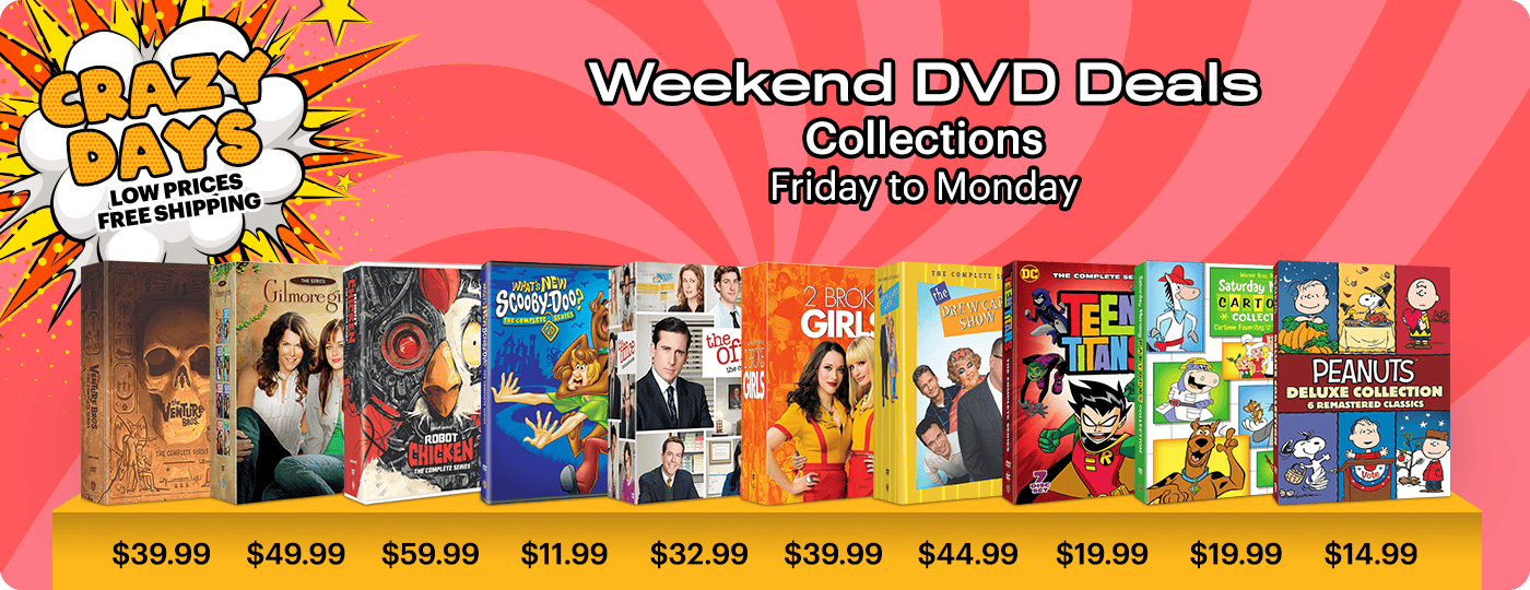 Crazy Days DVD Weekend Deals - Friday to Monday