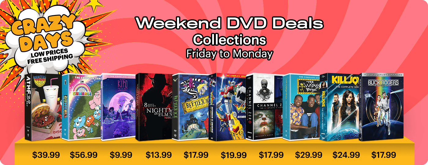Crazy Days DVD Weekend Deals - Friday to Monday