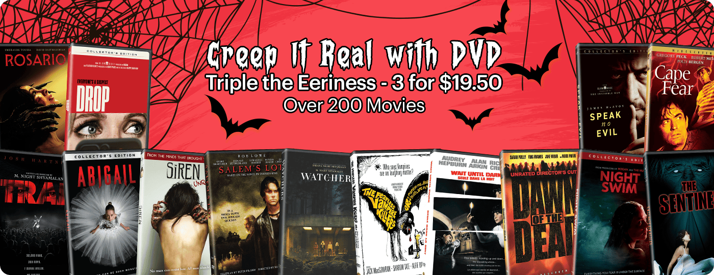 Triple the Eeriness - Halloween DVD Deals 3 for $19.50