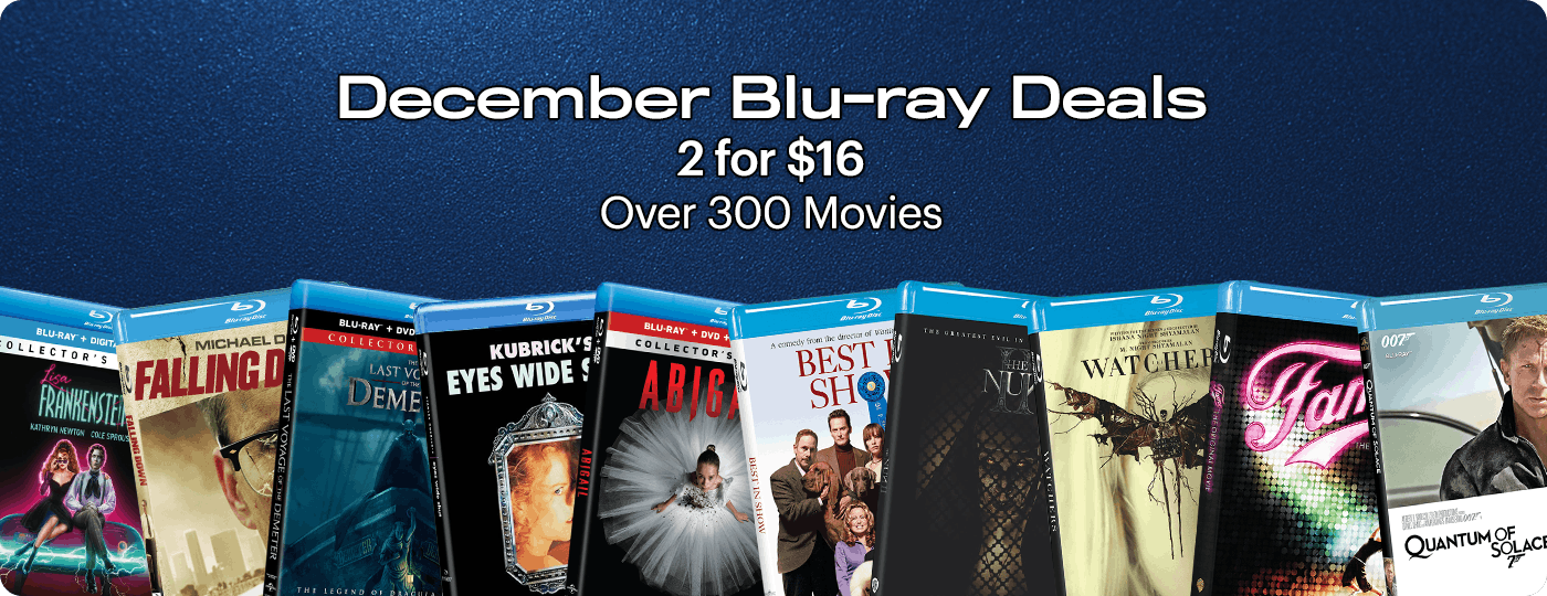 December Blu-ray Deals - 2 for $16