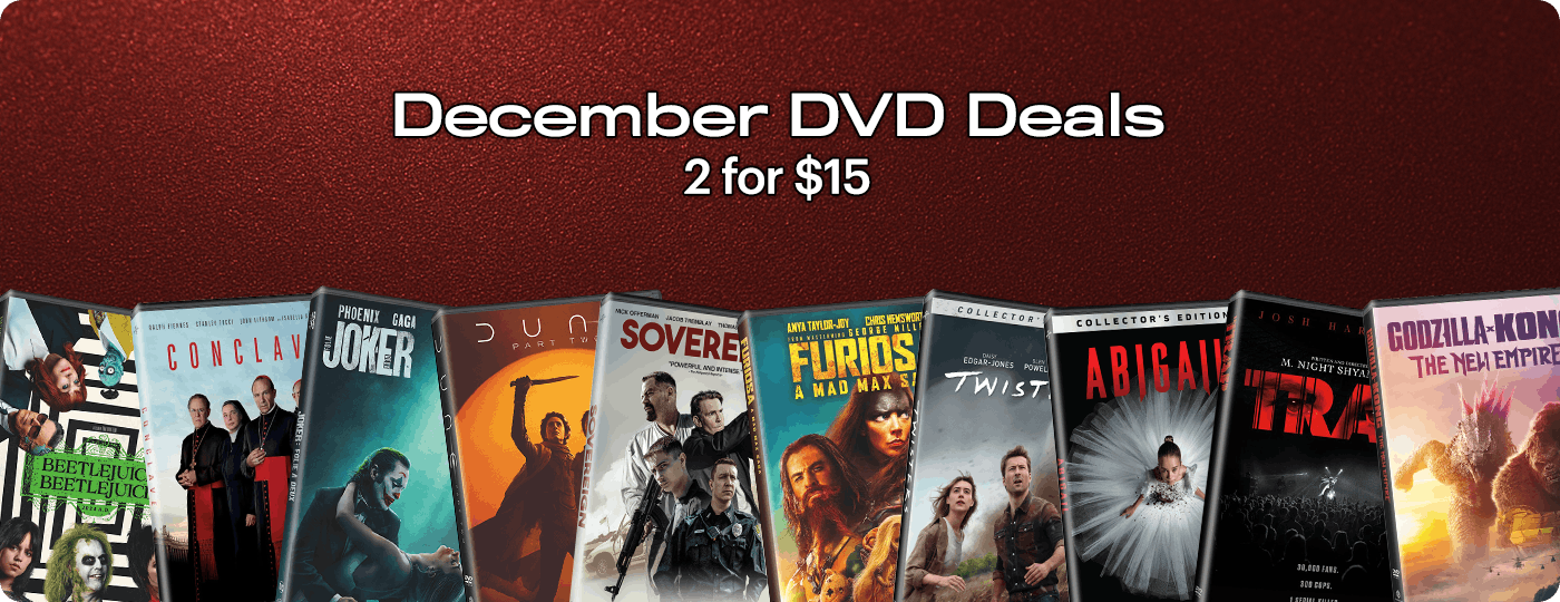 December DVD Deals - 2 for $15