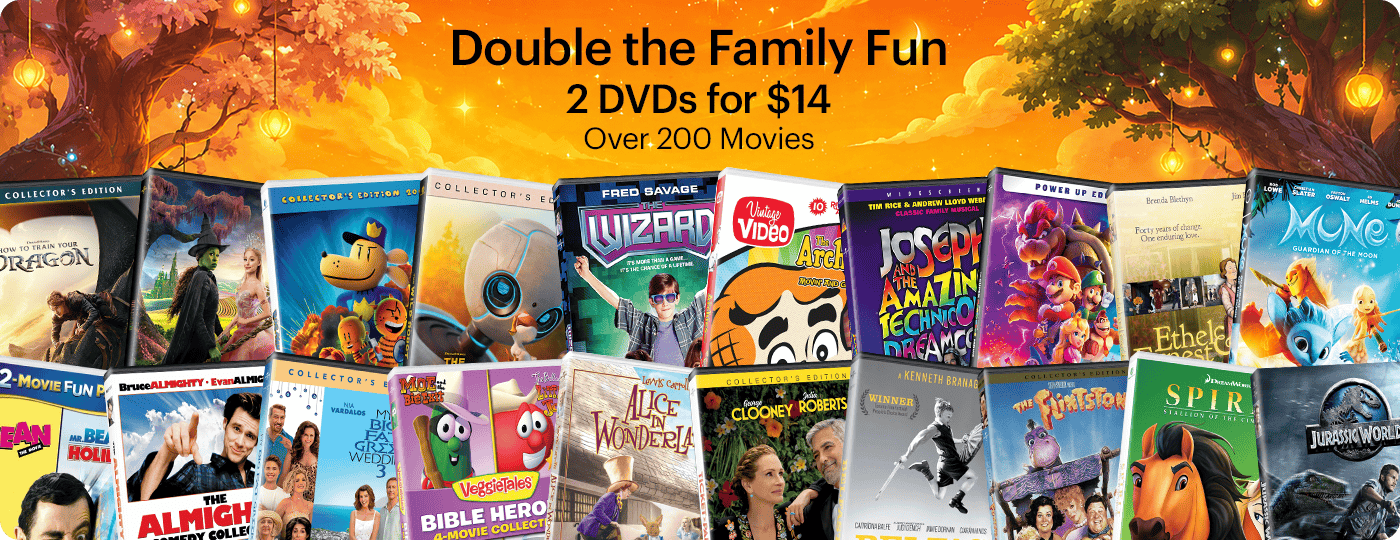 Double the Family Fun - 2 DVDs for $14