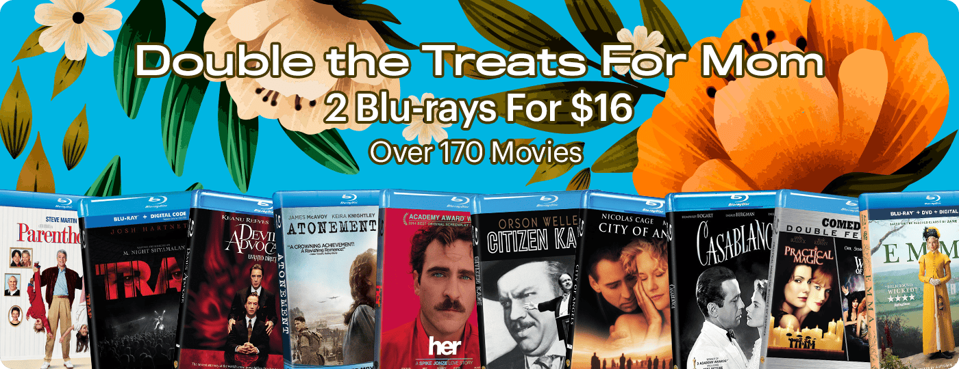 Mother's Day Deals - 2 Blu-rays for $16