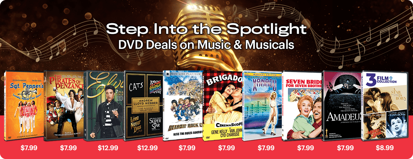 DVD Deals on Music & Musicals