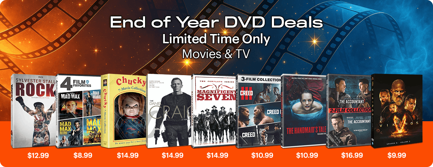 End of Year DVD Deals - Limited Time Only