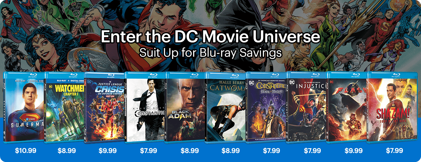 Blu-ray Movie Deals on DC Comics