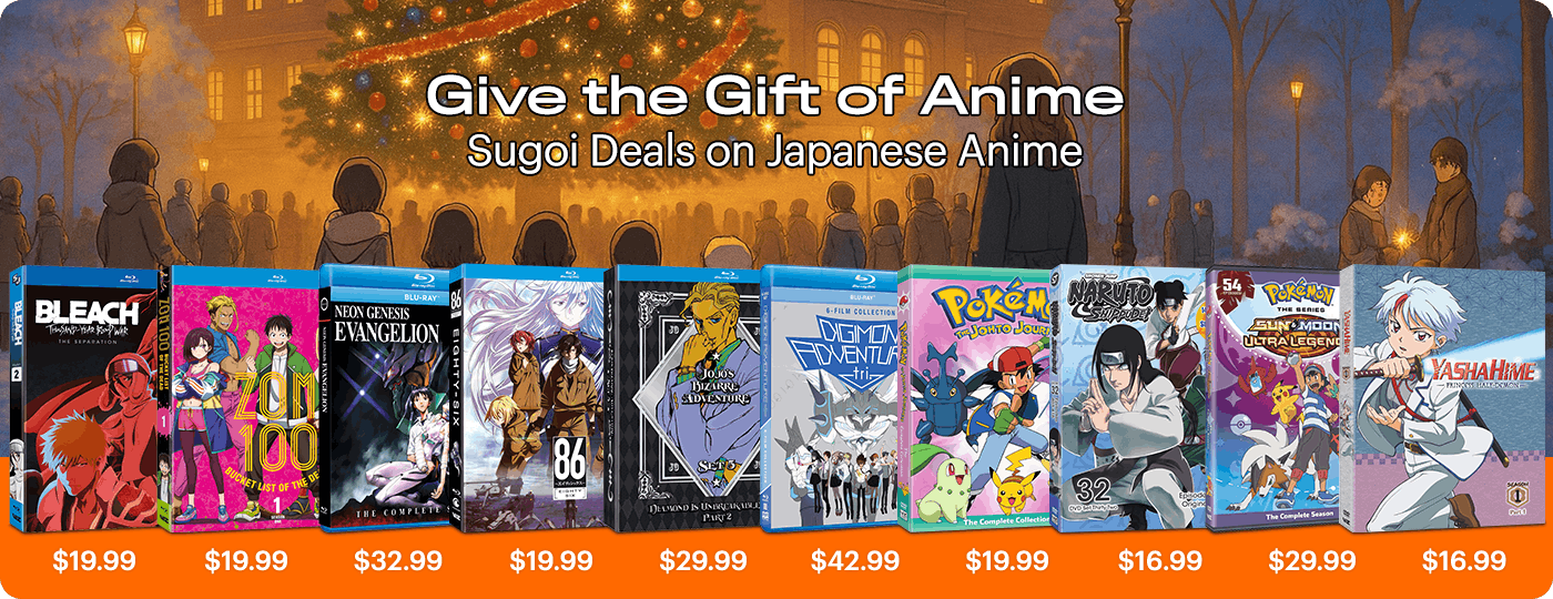 Give the Gift of Anime - Sugoi Deals on Japanese Anime