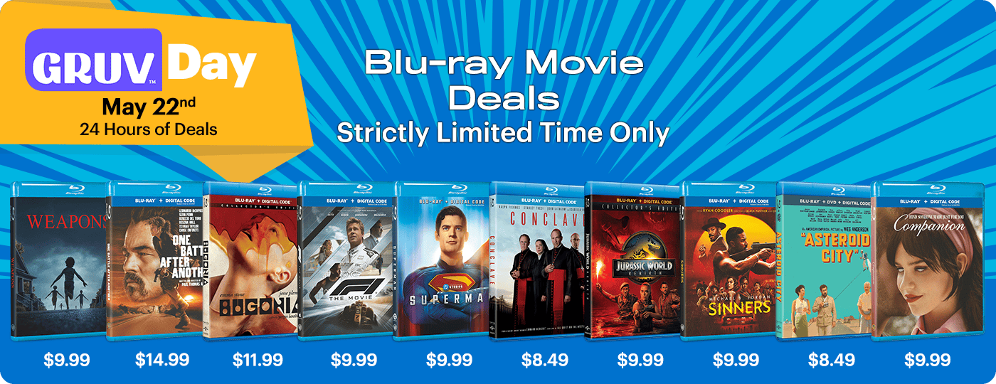 GRUV Day Blu-ray Movie Deals