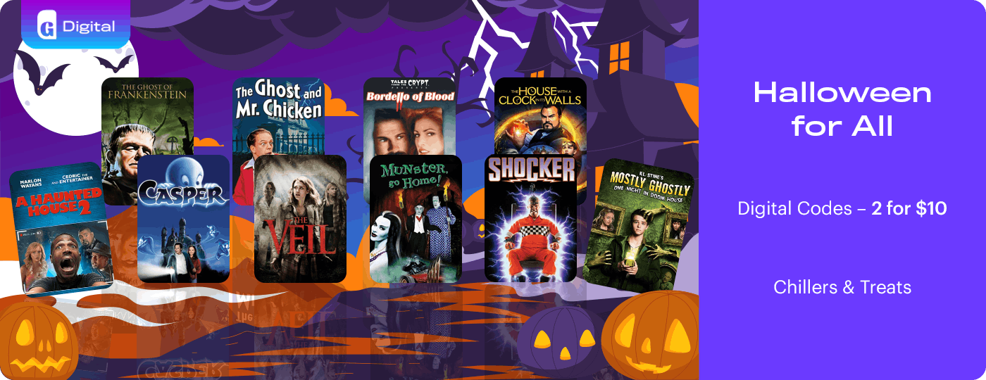 Halloween Deals: Digital Codes - 2 For $10
