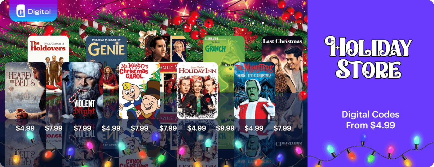 Holiday Store - Digital Code Festive movies