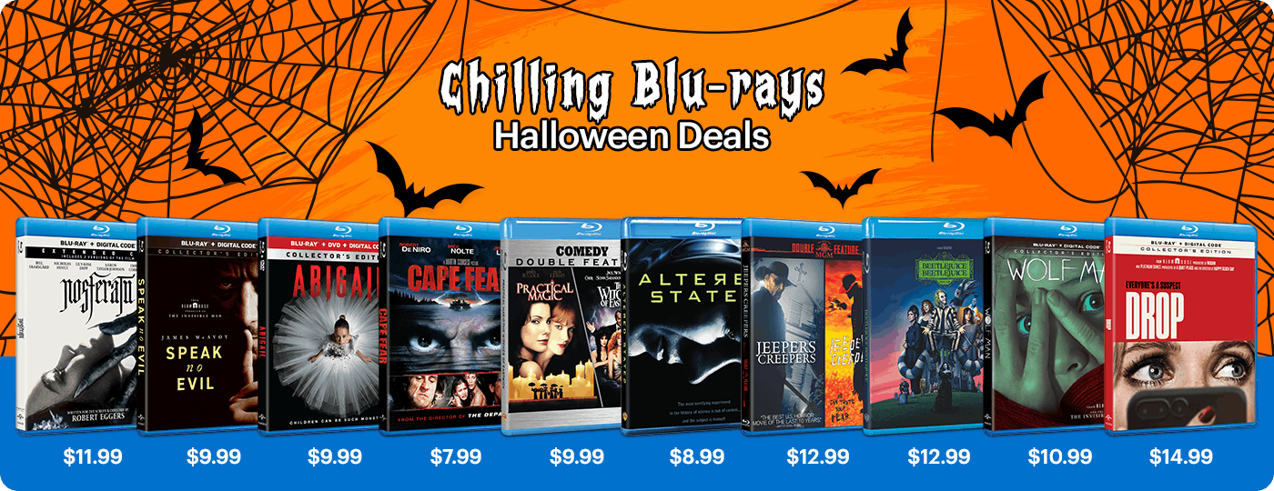 Halloween Blu-ray Chillers - Over 190 Movies