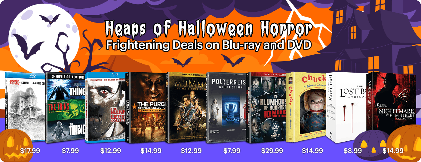 Heaps of Horror - DVD Deals on Creepy Collections