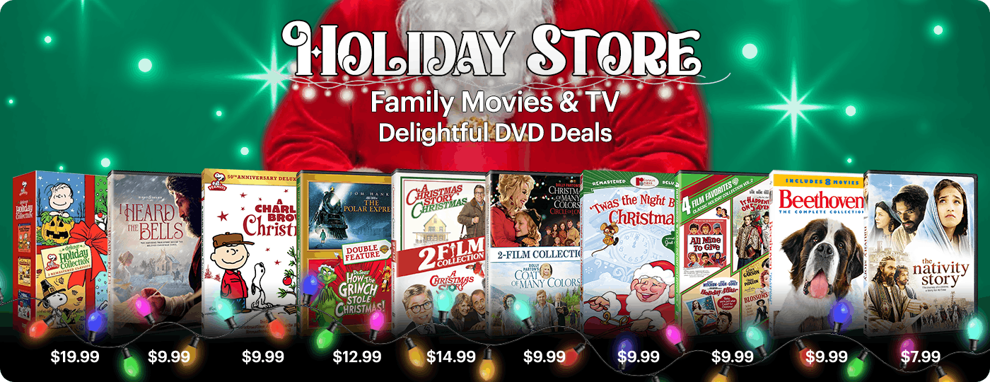 Holiday Store - Family Movies & TV DVDs at Festive Prices