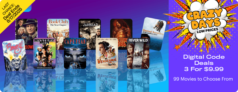Crazy Days Digital Code Deals - 3 For $9.99