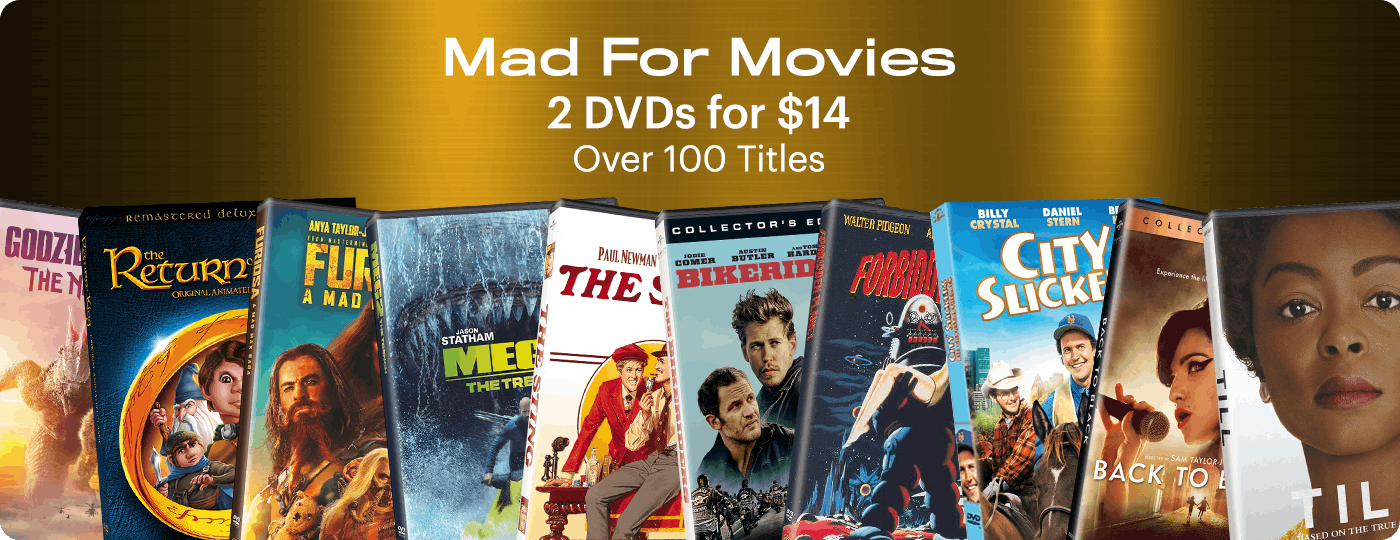 Mad for Movies - 2 DVDs for $14