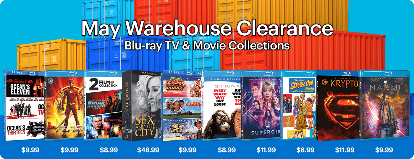 May Warehouse Clearance - Blu-ray TV & Movie Collections