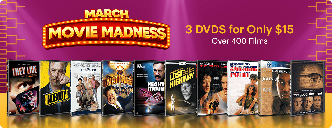 March Movie Madness: DVD Deals - 3 for $15