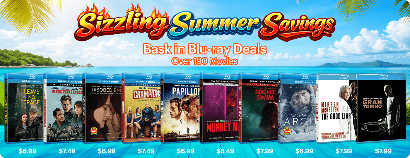 Sizzling Summer Savings - Blu-ray Movie Clearance