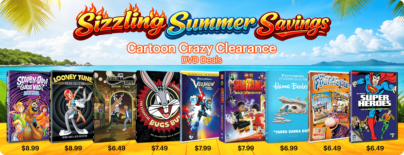 Sizzling Summer Savings - Cartoon Crazy DVD Deals