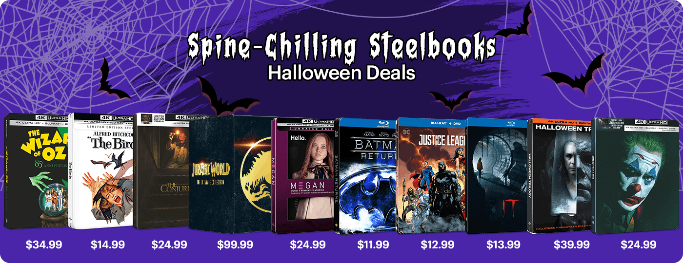 Spine-Chilling Steelbooks - Halloween Horror