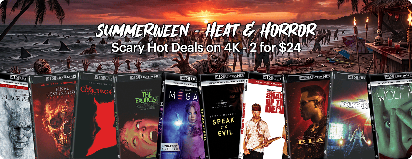 Summerween:  Hot Scary 4K Deals - 2 for $24