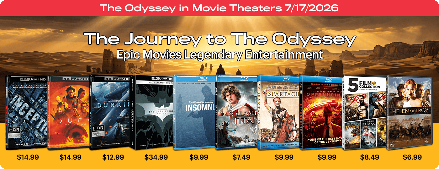 The Journey to The Odyssey - Deals on Epic Movies