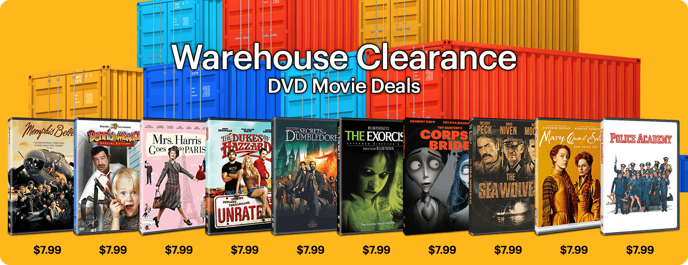 Warehouse Clearance - DVD Movie Deals