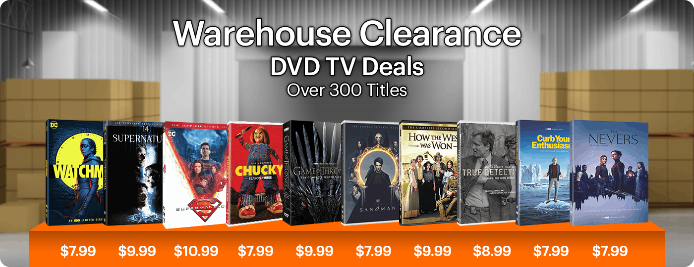 Warehouse Clearance - TV DVD Deals