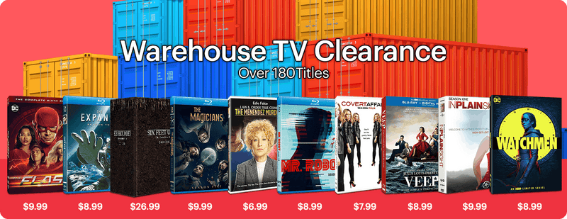 Warehouse TV Clearance - Over 190 Seasons & Collections