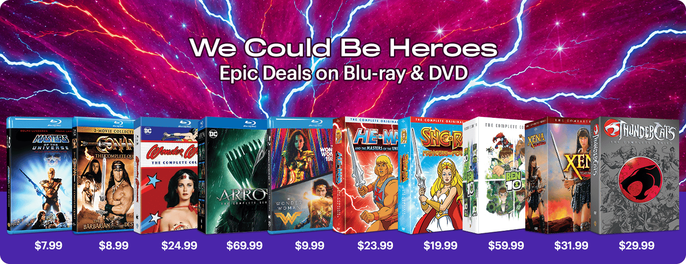 We Could Be Heroes - Epic Deals on Blu-ray & DVD